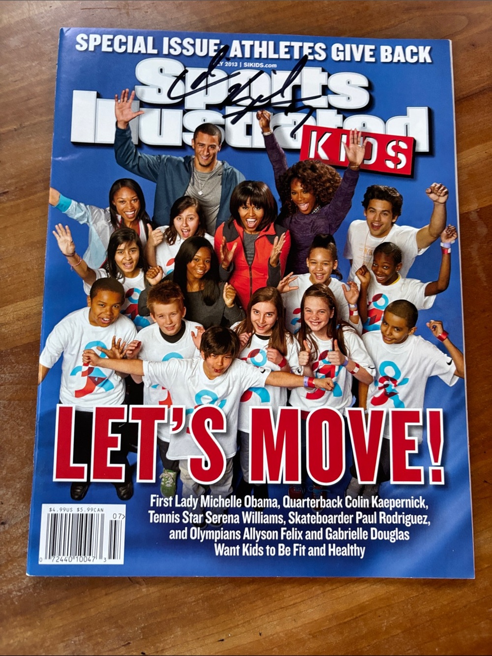 Sports Illustrated Kids Magazine Cover - Autographed by 49er’s Colin Kaepernick